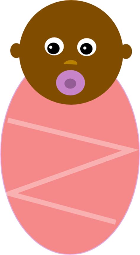 Black Baby Girl Clip Art At Vector Clip Art