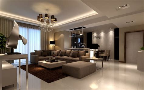 The Interior Of A Living Room In Brown Color Features Photos Of