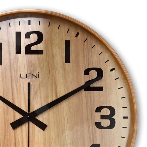Buy Leni Wood Wall Clock 40cm Online Purely Wall Clocks