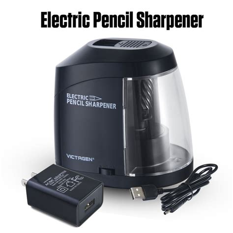 Victagen Electric Pencil Sharpener Ac Adapter Or Battery Operated