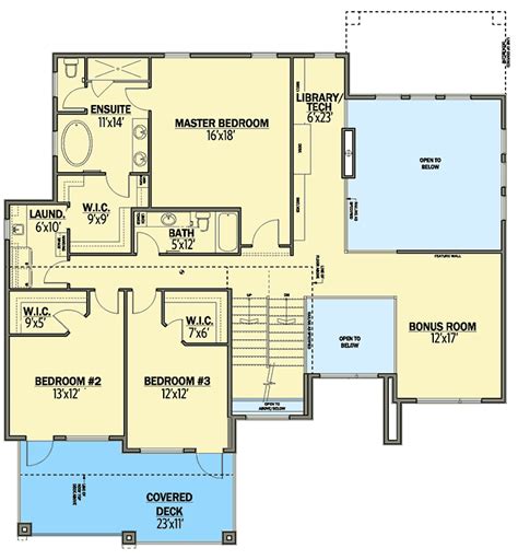 Modern House Plan with Roof Top Deck - 81683AB ...