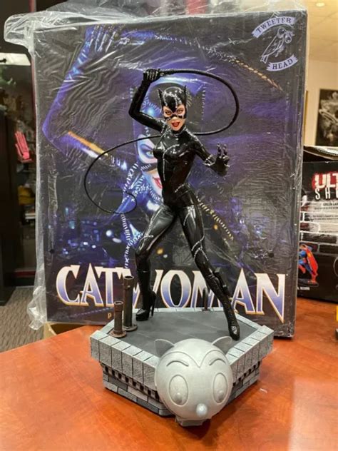 Catwoman Maquette Statue Michelle Pfeiffer Batman Return Dc Comics Tweeterhead Picclick Uk