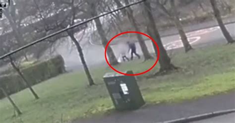 Chilling Cctv Shows Man Grope And Attempt To Abduct Schoolgirl 11