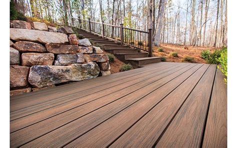 Trex transcend also backed with limited warranty against material defects. Trex Transcend decking in Spiced Rum | outdoor space ...