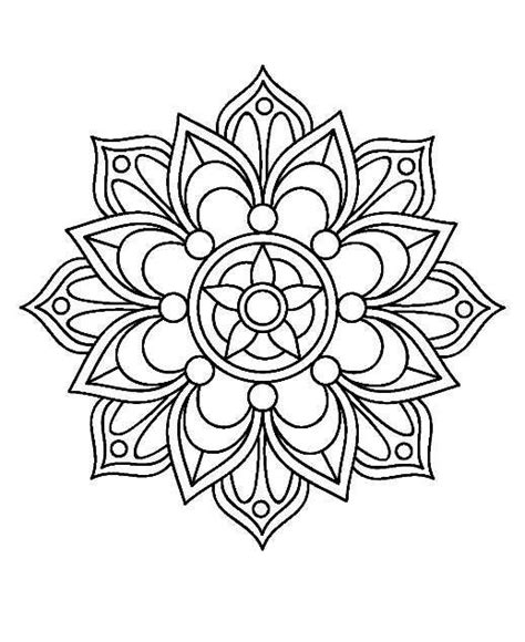 Mandalas De Flores Para Colorear Descargar E Imprimir Colorear Imágenes