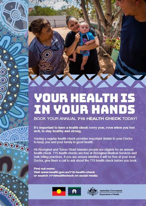 Annual Health Check For Aboriginal And Torres Strait Islander People Poster Your Health Is