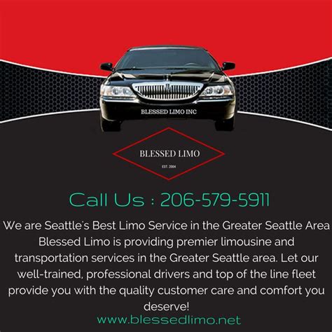 We Are Seattles Best Limo Service In The Greater Seattle Area Blessed