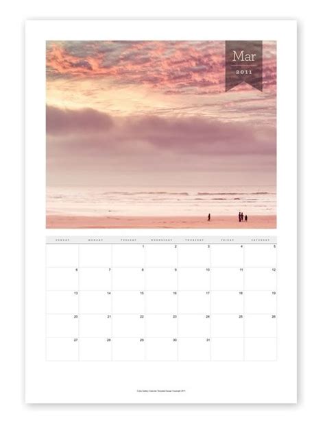 Free Indesign Photography Calendar Template Download The Template And