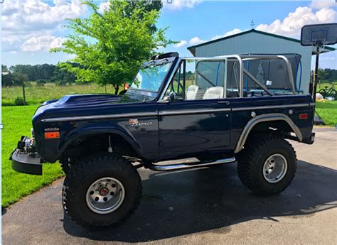 Iconic 1971 Ford Bronco Sport Half Cab Classic Ford Bronco 1971 For Sale