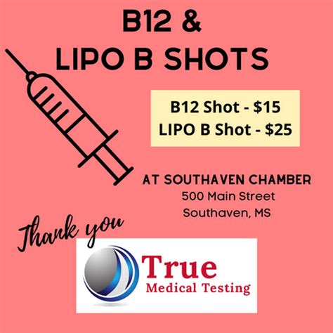 B12 And Lipo B Shots With True Medical Testing Jul 28 2020
