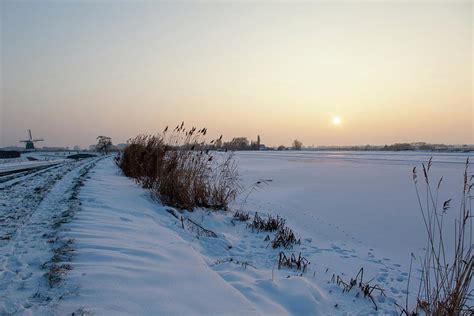 Typical Dutch Winter Landscape Photograph By Marc Molenaar Fine Art