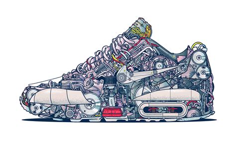 Pin By Sirup On Illustrate 插画 Nike Art Sneaker Art Air Max