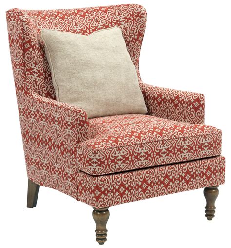 Broyhill Furniture Fiona Transitional Upholstered Wing Back Chair