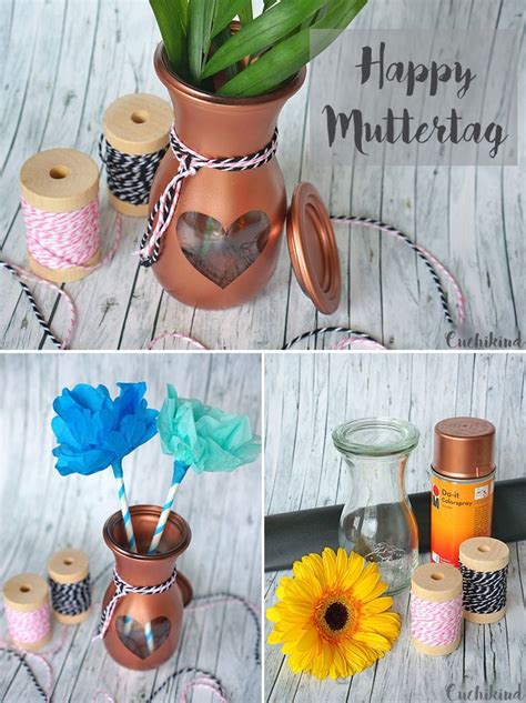 Muttertag, geschenkidee, geschenk muttertag, tasse bedrucken, tasse selber machen, geschenkidee blumen, blumen die schönsten geschenke zum muttertag mit persönlicher gravur. Geschenkidee zum Muttertag - Kupfervase (mit Bildern ...