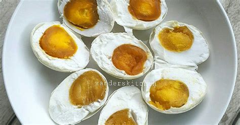 Resep Telur Asin Homemademasir Berminyak 👍 Oleh Xanders Kitchen