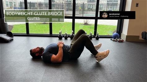 Bodyweight Glute Bridge Youtube