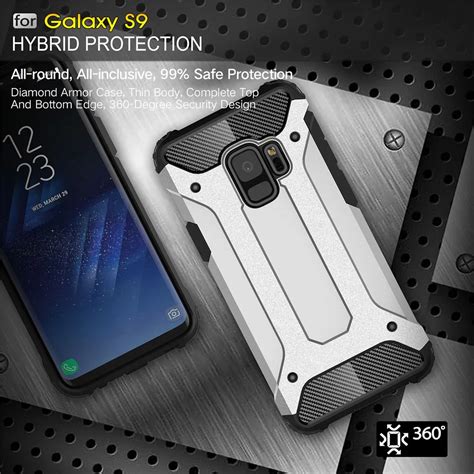 shockproof armor phone case for samsung galaxy s9 s8 plus s10 s6 s7 edge matte protective back