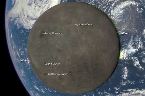 A Satellite Sees The Dark Side Of The Moon Crossing Earth Citylab