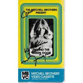 Behind The Green Door Vhs Signed By Marilyn Chambers Personalized To Craig