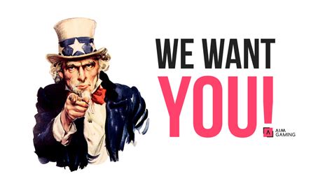 WE WANT YOU! | AIM