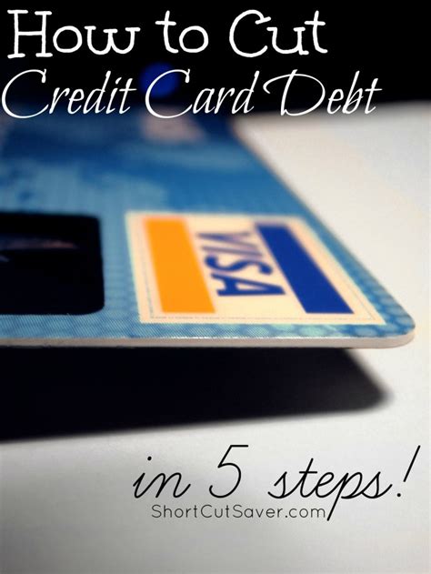 Check spelling or type a new query. How to Cut Credit Card Debt in 5 Steps - Everyday Shortcuts