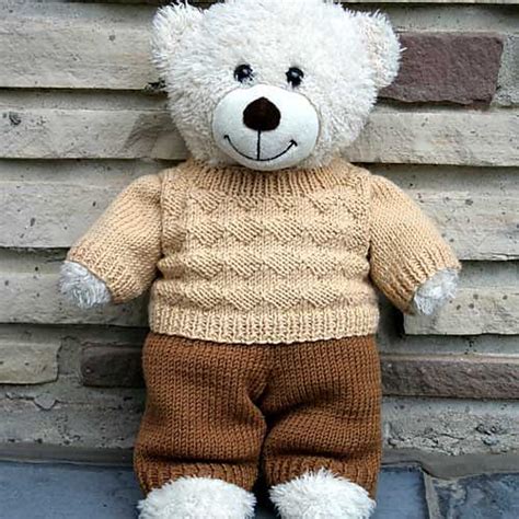 Teddy Dandy City Diamond Sweater Pattern By Knitca Knitting Bear