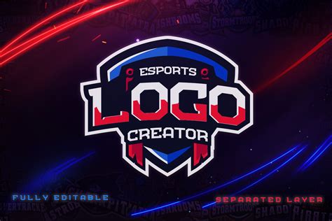 Esports Logo Creator V3 Creative Logo Templates ~ Creative Market
