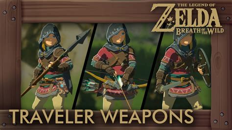 Zelda Breath Of The Wild All Traveler Weapons Complete Set Location
