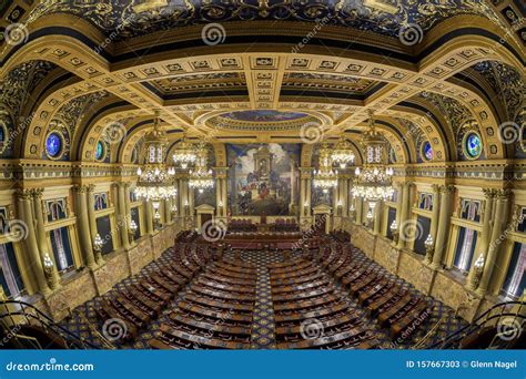 Pennsylvania State Capitol House Of Representative Editorial Stock