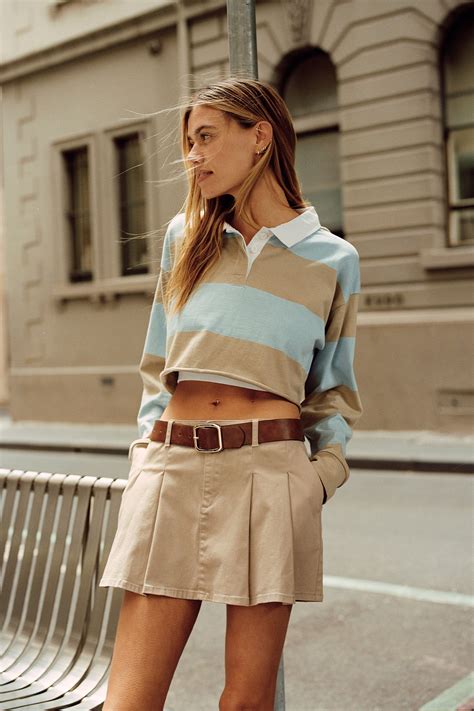 Micro Mini Pleated Skirt