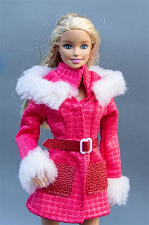barbie clothes barbie winter coat and bag barbie doll etsy sewing barbie clothes fashion