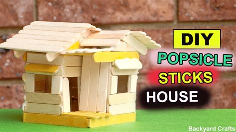 You will need a waddell 3×3.5 inch and 3×8 inch tapered legs, 3 angle plates per stand, painter's tape. DIY Popsicle Sticks mini House | Easy Crafts - Do it Yourself - YouTube