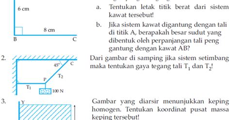 Soal Kesetimbangan Partikel
