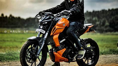 Modified Orange Yamaha Mt From Kerala Modifiedx Bike Photoshoot My Xxx Hot Girl