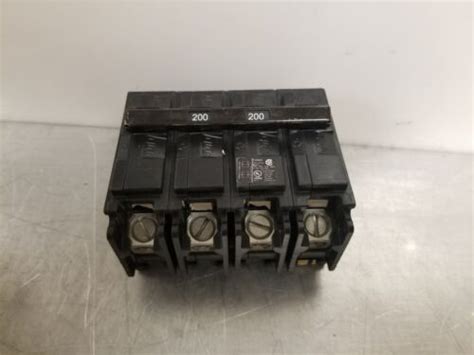 Upto 6 New At Mostelectric Eq9685 Siemens 2 Pole 200 Amp Main Breaker