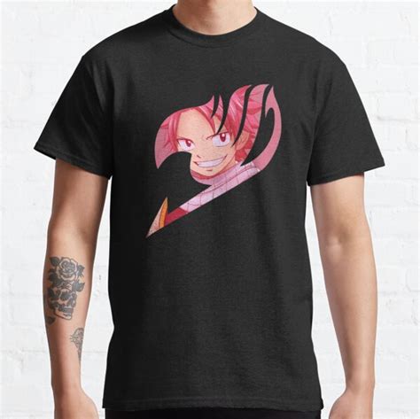 Fairy Tail T Shirts Natsu Pink Fairy Tail Symbol Classic T Shirt