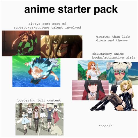Anime Starter Pack Starterpacks