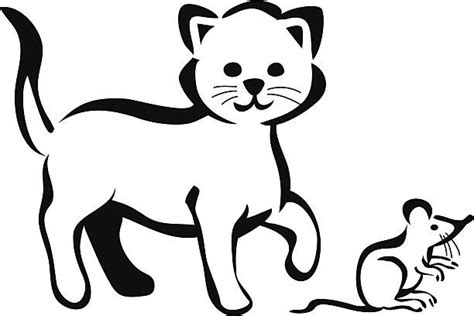 Cat Chasing Mouse Illustrations Royalty Free Vector Graphics And Clip