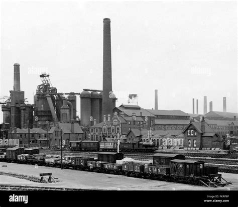 Frodingham Iron And Steel Works Scunthorpe Early 1900s Stock Photo