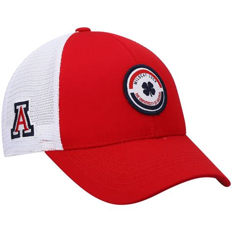 Mens Redwhite Arizona Wildcats Motto Trucker Snapback Hat