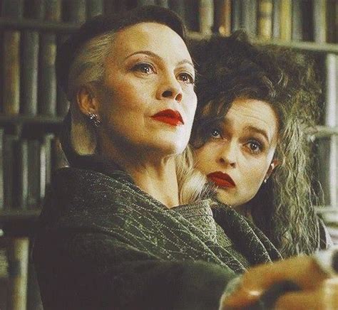 Helen Mccrory And Helena Bonham Carter In Harry Potter Fabulous