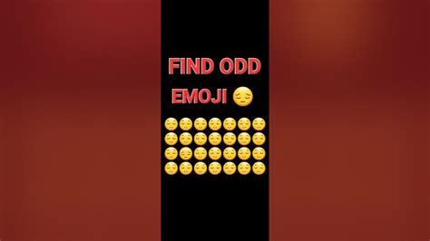 find odd one emoji youtube