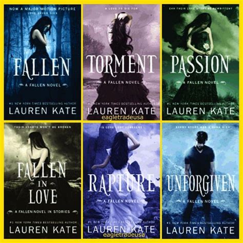 The Fallen Series 6 Books Written By Lauren Kate Audiobook Mp3 Fallen Book Fallen Angel