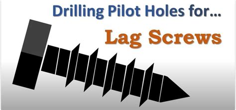 Drilling Pilot Holes For Lag Screws In Wood Soft Hard Woodworking Guide