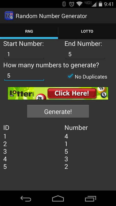 Random Number Generator Apk لنظام Android تنزيل