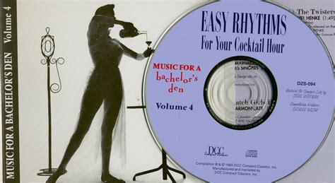 Various Cd Music For A Bachelors Den Vol4 Easy Rhythms For Your Cocktail Hour Cd Bear