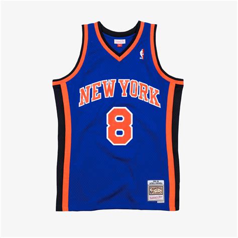 Latrell Sprewell New York Knicks 98 99 Hwc Swingman Jersey Blue
