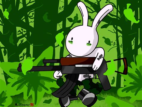 Army Bunny By Kobalto1 On Deviantart