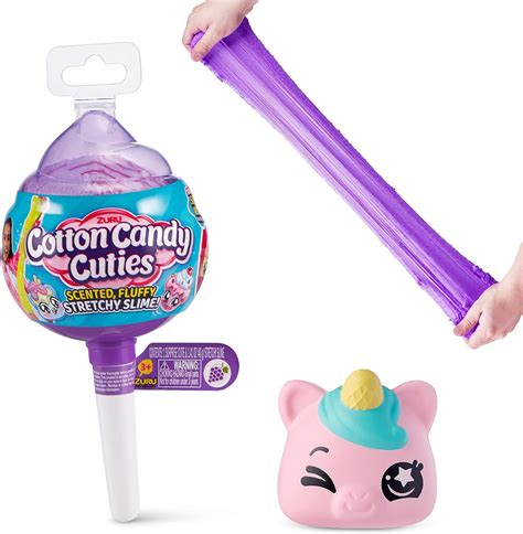 Buy Oosh Slime Cotton Candy Cuties Series 2 By Zuru Purple Scented