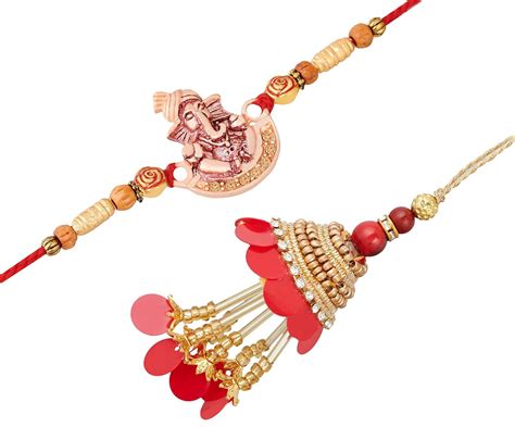 Lumba Rakhi Set For Brother Bhabhi Raksha Bandhan Rakhee Etsy